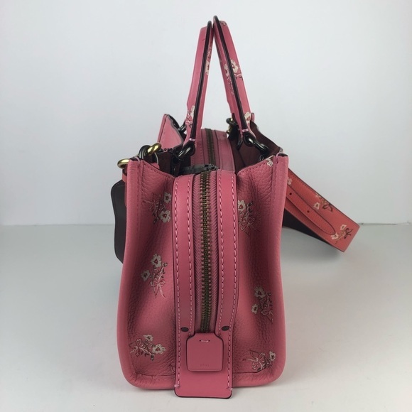 RARE Coach Rogue 25 1941 Designer Floral Satchel 26836 - Picture 7 of 16